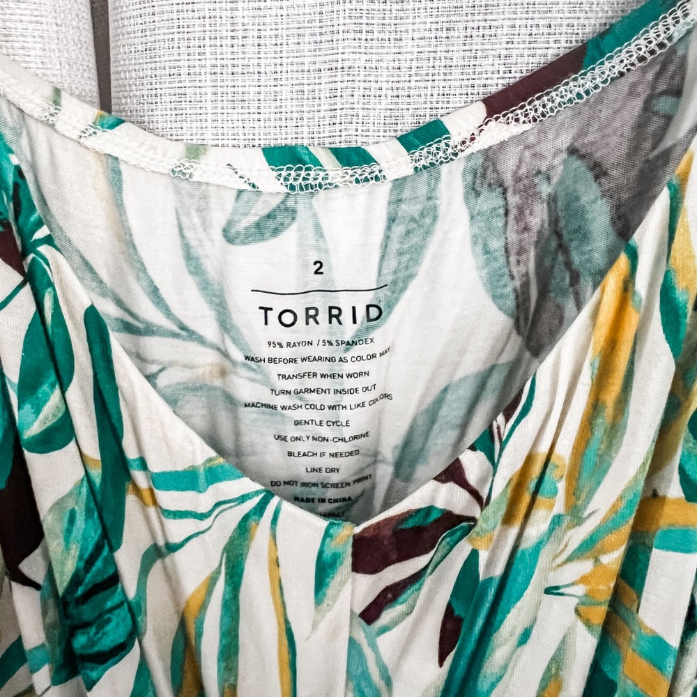 Torrid Super Soft Tiered Midi Dress